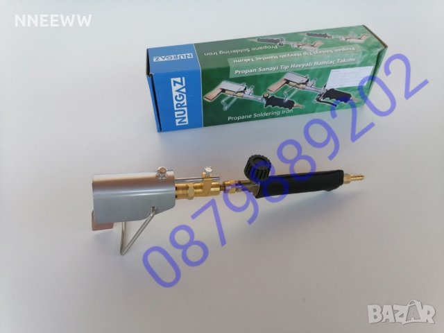 Газов поялник с медна глава, Газова горелка, снимка 3 - Поялници и запояване - 30421442