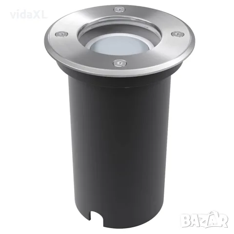 vidaXL Градински LED лампи за вграждане в земя, 3 бр, кръгли, снимка 3 - Външни лампи - 56147522