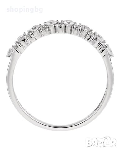 Пръстен с диамант 0.33 карата от 22 диаманта, снимка 8 - Пръстени - 42536254