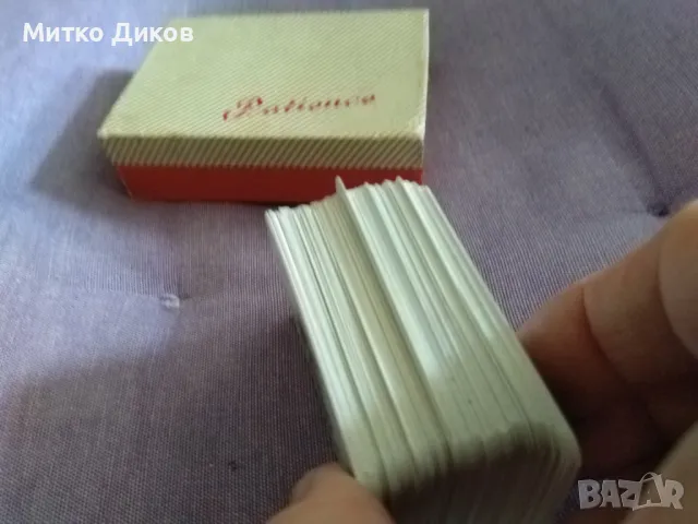Patience маркови карти нови 2 чифта по 55карти малки 67х45мм, снимка 11 - Карти за игра - 47307978