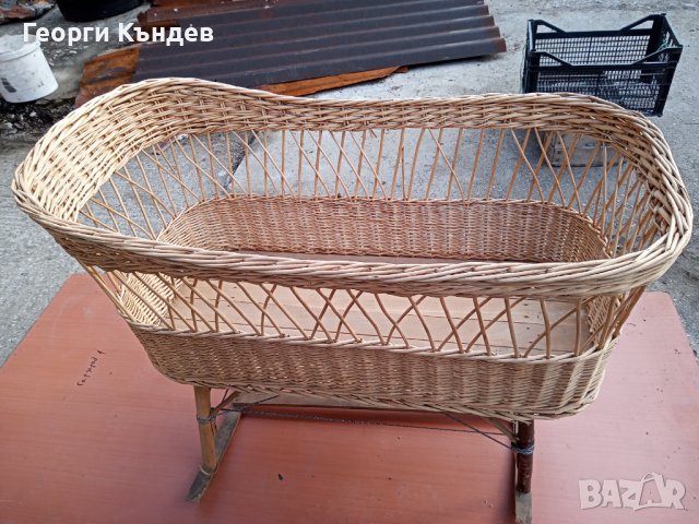 Стариина за новородено люлка, снимка 2 - Детски люлки - 37538389
