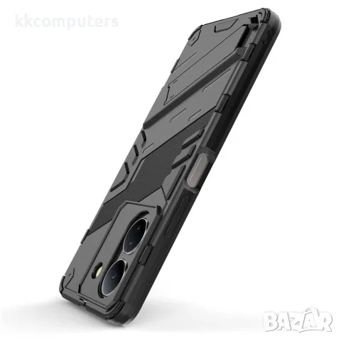 За vivo Y36 4G / Y36 5G Удароустойчив TPU PC Калъф със Стойка и Скрийн Протектор – 7 цвята, снимка 11 - Калъфи, кейсове - 56070064