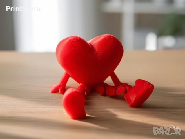 Романтична фигурка „Сърце с ръце“ – подарък за Свети Валентин