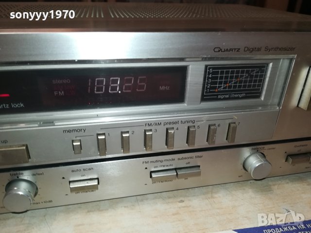 TECHNICS SA-222L RECEIVER MADE IN JAPAN-ВНОС SWISS 0309231123, снимка 8 - Ресийвъри, усилватели, смесителни пултове - 42062449