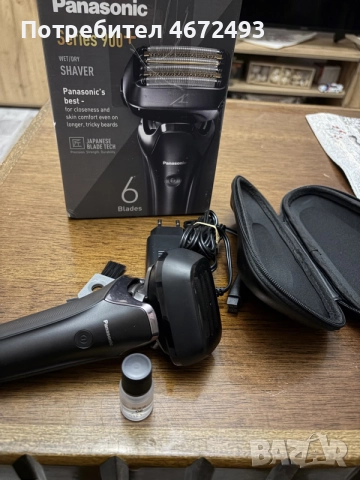 Електрическа самобръсначка Panasonic ES-LS6A-K803, 6 остриета, "Japanese Blade Technology",