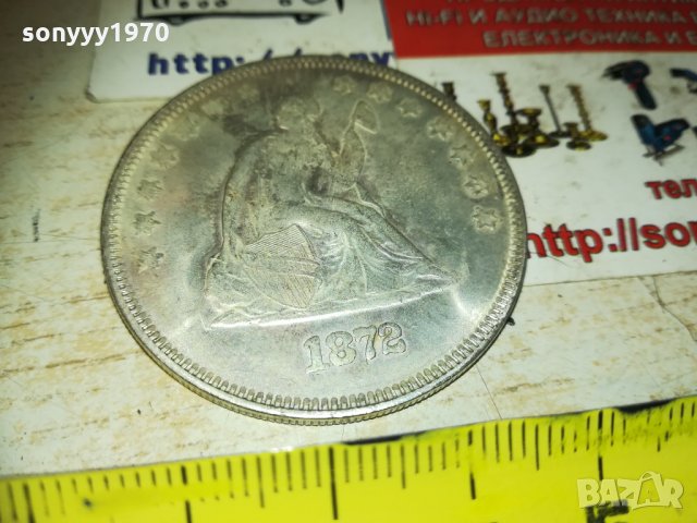 един долар 1872 за колекция 1101211307, снимка 7 - Колекции - 31383448