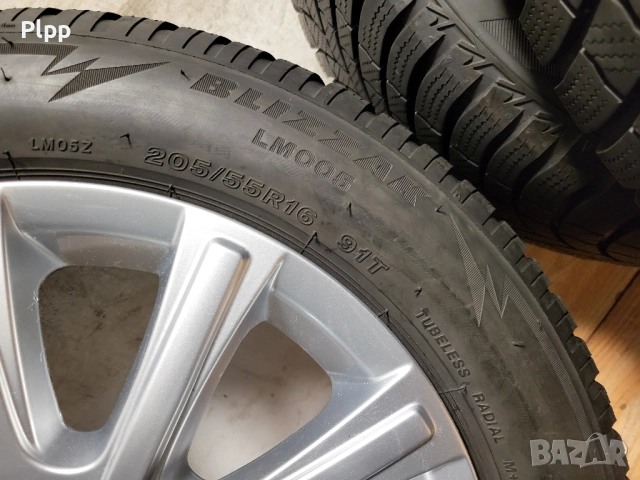 джанти 16" 5х114,3 Toyota гуми 205/55/16 Bridgestone зимни, снимка 12 - Гуми и джанти - 52484549