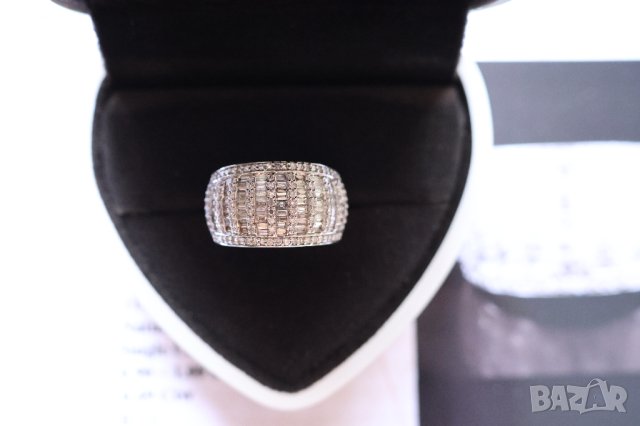 Нов Златен Пръстен с 1.39кт Естествени Диаманти, снимка 9 - Пръстени - 42863731