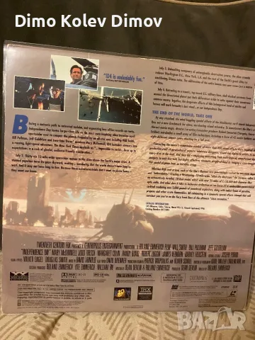 Independence Day NTSC USA Laserdisc 2 Discs, снимка 2 - Други жанрове - 48178827