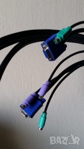 KVM превключвател 4-Port Switch OSD PS/2, снимка 8 - Друга електроника - 53033429
