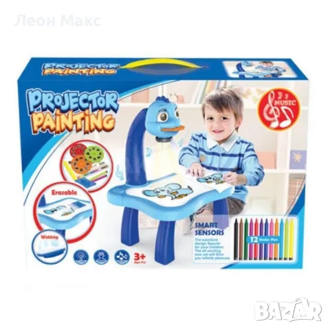 Проектор прожектира с маса и аксесоари , снимка 8 - Рисуване и оцветяване - 48300742