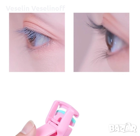 Компактна преносима извивачка за мигли, снимка 3 - Козметика за лице - 52331847