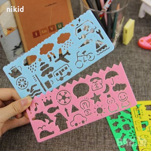 сет 4 бр линии линия пластмасова с картинки , снимка 3 - Други - 32088708