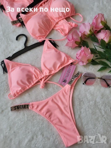 Victoria's Secret Дамски Бански С 2 Части Цвят Праскова👙Дамски Бански С Две Части Код BS-14