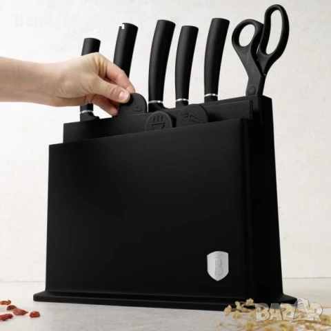 Луксозен сет ножове, ножица и дъски, снимка 8 - Аксесоари за кухня - 50740740