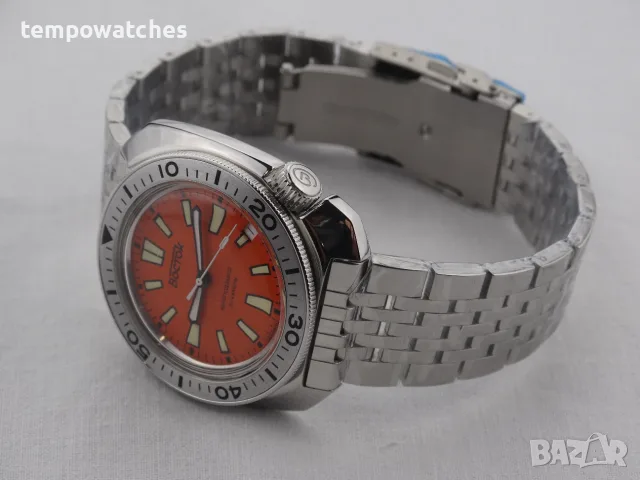 ВОСТОК АМФИБИЯ АВТОМАТИЧЕН-"ЧЕРЕПАХА"-"ORANGE" ref: 70085В, снимка 8 - Мъжки - 48082148