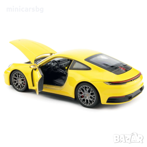 1:24 Метални колички: Porsche 911 Carrera 4S (Порше Карера) Welly, снимка 5 - Колекции - 44500891