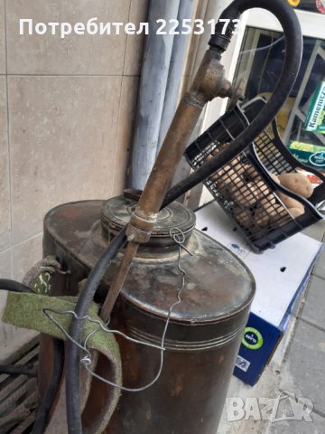 Стара медна прьскачка, снимка 4 - Други - 31742217