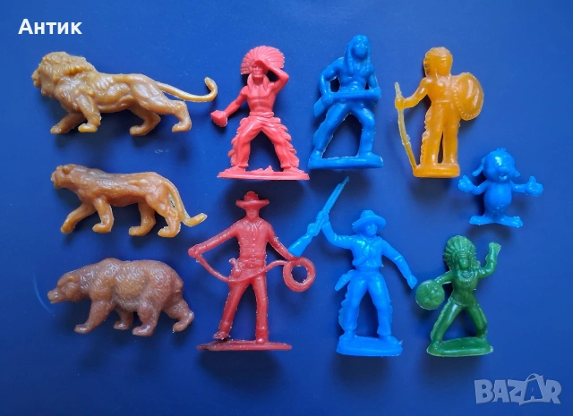 Лот Стари Играчки Фигурки Индианци Войници Моряци от Соца, снимка 9 - Колекции - 54195874