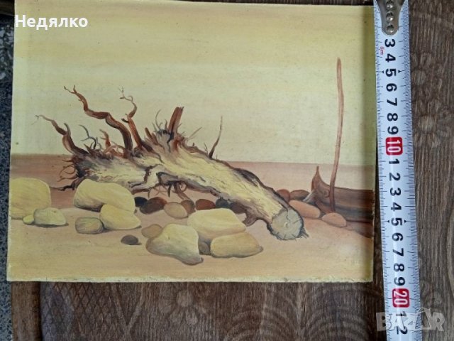 Стари картини,2бр,Георги Цигуларов,масло, снимка 14 - Други ценни предмети - 36760329