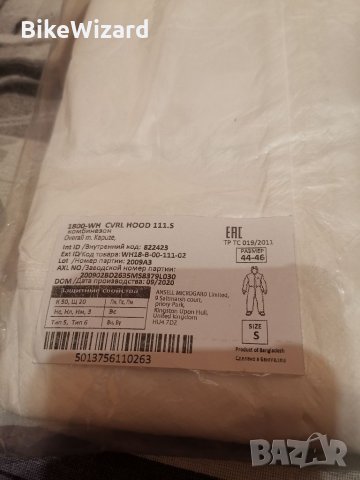 Защитен костюм бояджийски Ansell Alphatec 1800, бял, S, снимка 2 - Други инструменти - 35483824