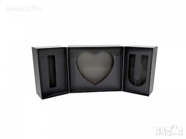 Кутия за декорация I LOVE YOU , Черна, снимка 1 - Романтични подаръци - 39873198