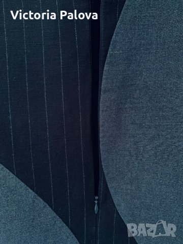 Скъпа рокля SELECTED (Дания)-кокон,твърд лен и памук, снимка 8 - Рокли - 37704809