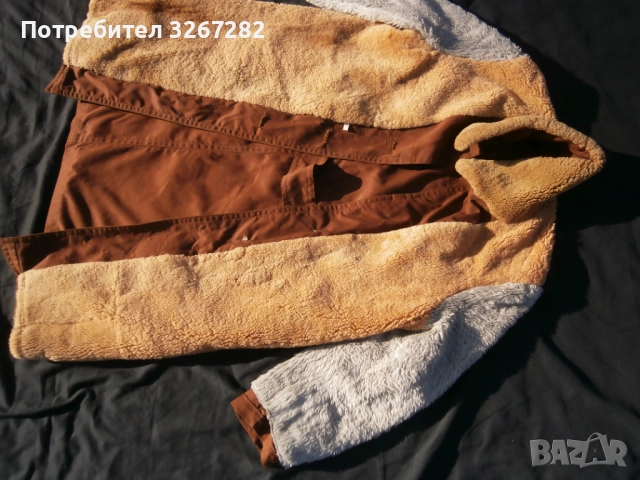 Шуба,Брезент,Естествена,Агнешка,Кожа, снимка 14 - Екипировка - 52818895