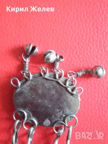 САЧАНЕНА с БЯЛ ИВИЧЕСТ АХАТ ОРИЕНТАЛСКА СТАРИНЕН СТИЛ ОГЪРЛИЦА 5022, снимка 5 - Антикварни и старинни предмети - 29614880