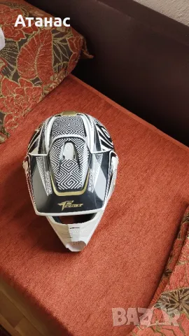 Ендуро/Мотокрос каска 661 карбон/кевлар размер М, снимка 3 - Спортна екипировка - 47724724