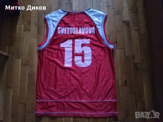 Баскетболна тениска на България маркова на Еффеспорт №15Светославова размер Л, снимка 3 - Баскетбол - 33970827