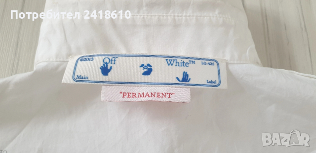 Off White Cotton Dress Italy Womens  Size 36 / S НОВО! ОРИГИНАЛ! Дамска  Рокля!, снимка 11 - Рокли - 53895985