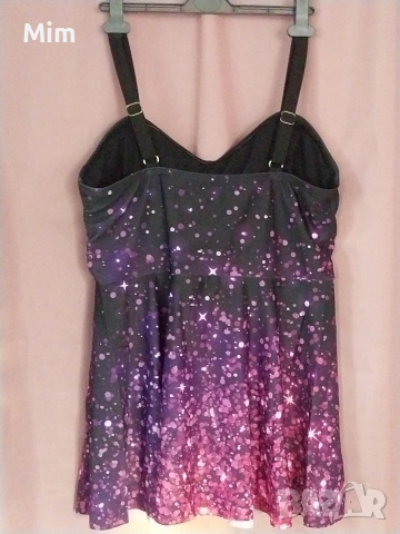  4XL Черен бански рокля и бикина , снимка 4 - Бански костюми - 54117506