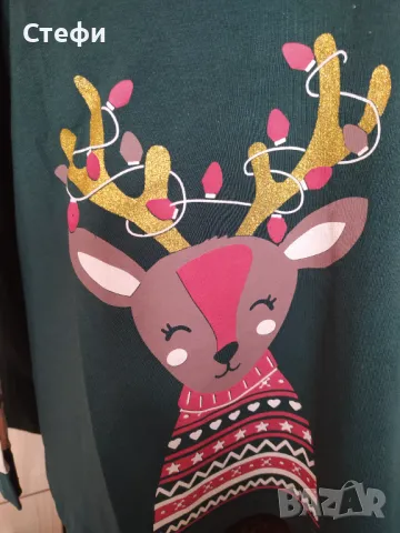 Коледна Дамска Пижама 3XL и 5XL 25лв, снимка 5 - Пижами - 48008400