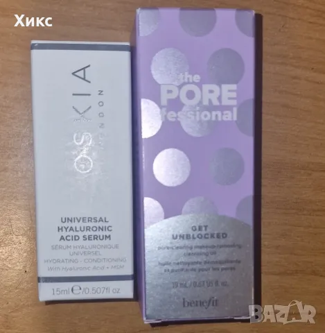 Benefit, The POREfessional Get Unblocked +
OSKIA Universal Hyaluronic Acid Serum