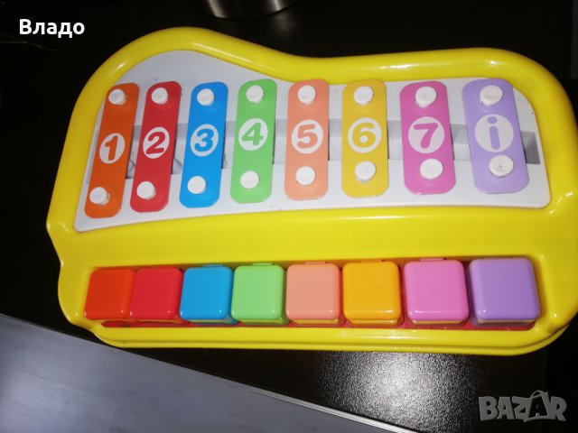 Музикален инструмент 2 в 1 - ксилофон и пиано