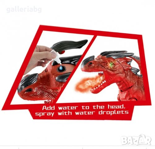 Електрическа играчка динозавър T-Rex, снимка 4 - Електрически играчки - 40023236