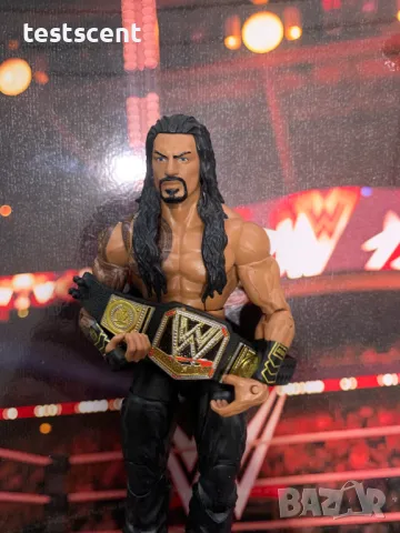 Екшън фигура WWE Roman Reigns Роман Рейнс Elite Series играчка Black + Gold Lining, снимка 9 - Колекции - 49171767