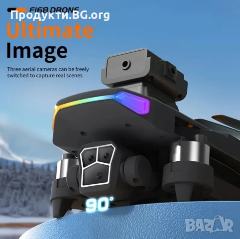 Ново. Топ промоция. Дрон M3 MAX Vision – 4K камера, 35 мин. полет, 5 км обхват. Гаранция 12 месеца , снимка 6 - Дронове и аксесоари - 51179310