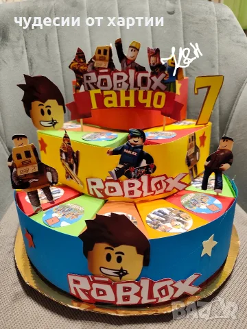 Картинена торта Роблокс 