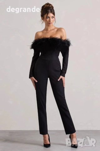 Черен гащеризон с пера 