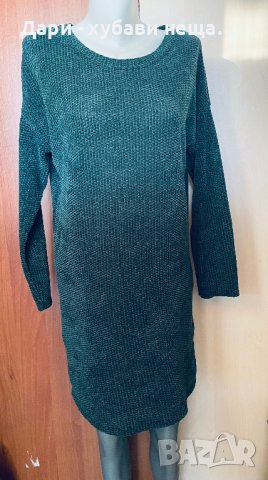 Еластична зелена рокля/блузон🍀❤️M/L, L❤️🍀арт.6014