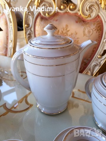 Френски сервиз за кафе LIMOGES , снимка 4 - Сервизи - 42781975