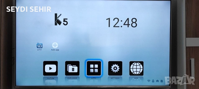 TV Box + DVB-S2/T2/C MECOOL K5 Amlogic S905X3, Android 9, Dual Band WiFi, снимка 3 - Приемници и антени - 53946858