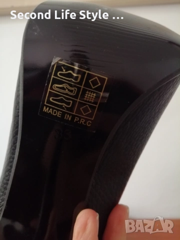 №36 дамски кожени боти ботуши със змийска кожа и кристали, висок тънък ток и остър връх, снимка 10 - Дамски боти - 54218486