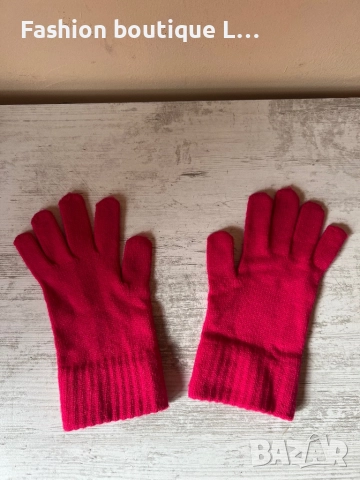 Цикламени дълги дамски меки и топли ръкавици 🩷🩷🩷🩷