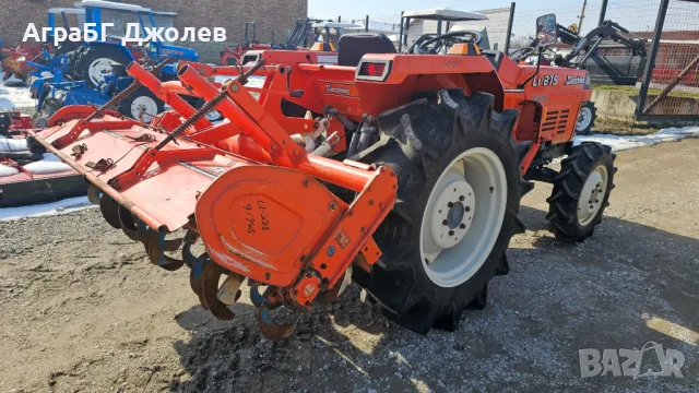 Японски трактор Kubota L1-275D с фреза, 4х4, 27 кс, АграБГ Джолев, снимка 4 - Селскостопанска техника - 49283966