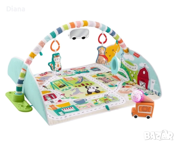 Активна гимнастика Fisher Price с кутия, снимка 2 - Образователни игри - 52122602