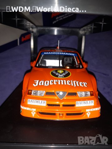 ALFA ROMEO 155 V6 Ti DTM/ITC.Jägermeister 1.18 WERK 83. TOP MODEL.! , снимка 12 - Колекции - 37734742