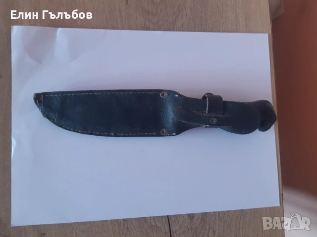 Нож SOLINGEN Germany с кания от естествена кожа, снимка 10 - Ножове - 54191427